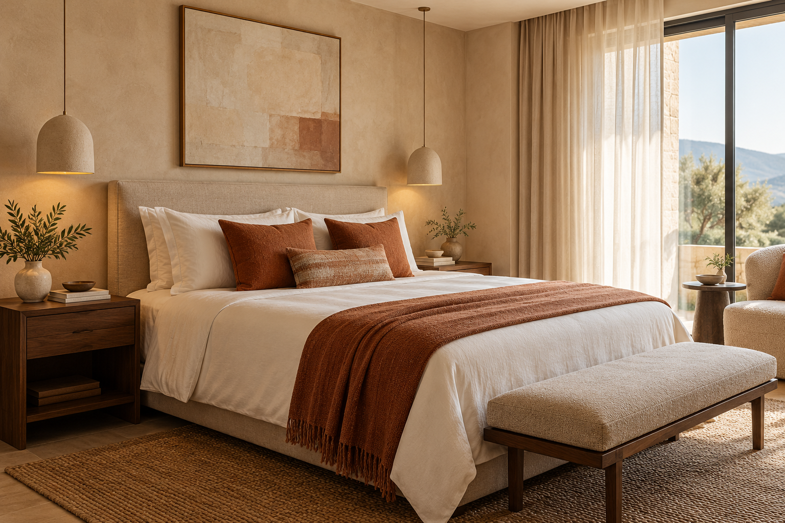 Illustrative sample hotel room, not a photo of this property